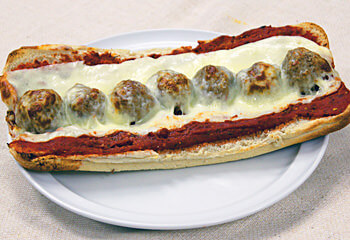 Meatball with Cheese Sub